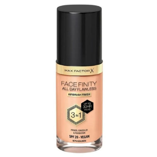 Fondotinta MAX FACTOR FaceFinity All Day Flawless 3 in 1 – Lunga Tenuta e Coprenza Naturale