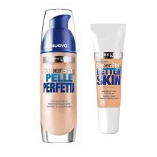 MAYBELLINE SuperStay Pelle Perfetta + Better Skin – Fondotinta con Siero Correttore