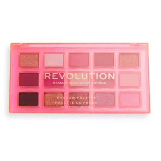 Revolution Sugar Ray Palette – Trousse 15 Ombretti Nude, Rosati e Champagne
