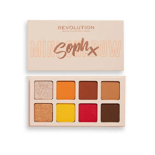 Revolution SophX Palette – Mini Trousse 8 Ombretti Neutri e Glam per Tutti i Giorni
