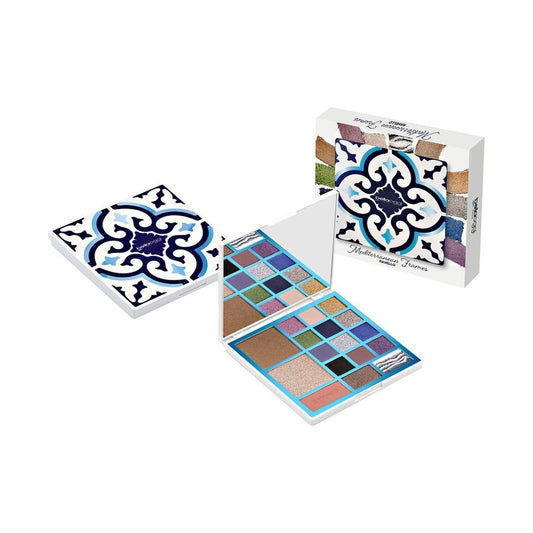 Bella Oggi Mediterranean Frame Trousse Ravello – Palette Make-Up Completa con Ombretti, Illuminanti e Blush